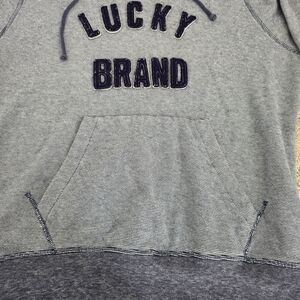 Lucky Brand Gray Sweatshirt with Black Lettering